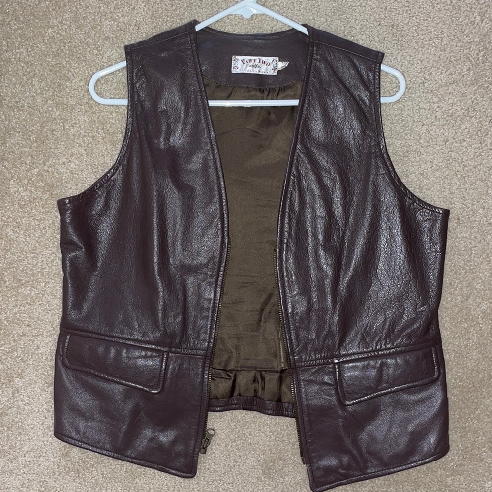 Vintage 100% Genuine Leather Vest